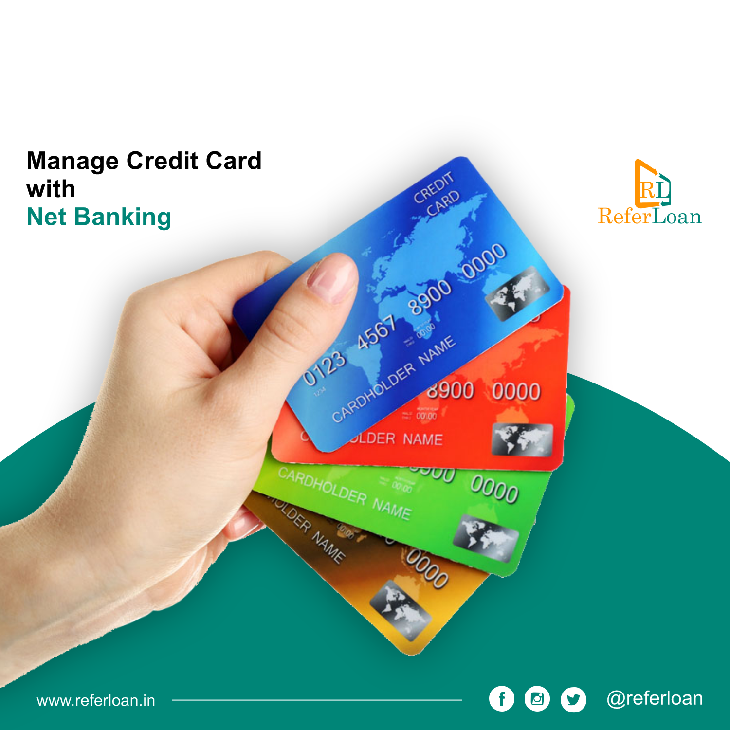 How to manage Credit Card Online via Netbanking