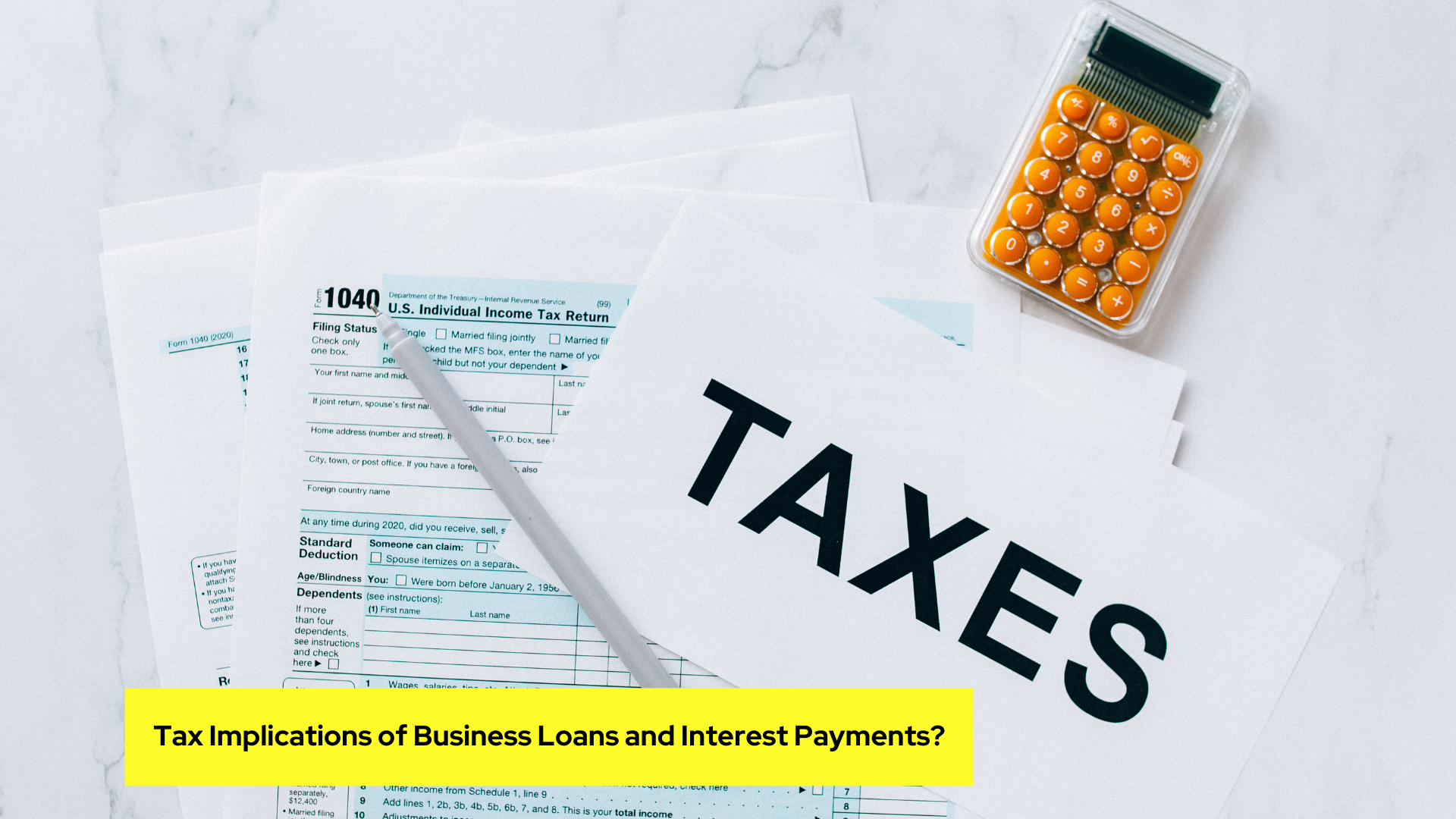 What are the Tax Implications of Business Loans and Interest Payments?